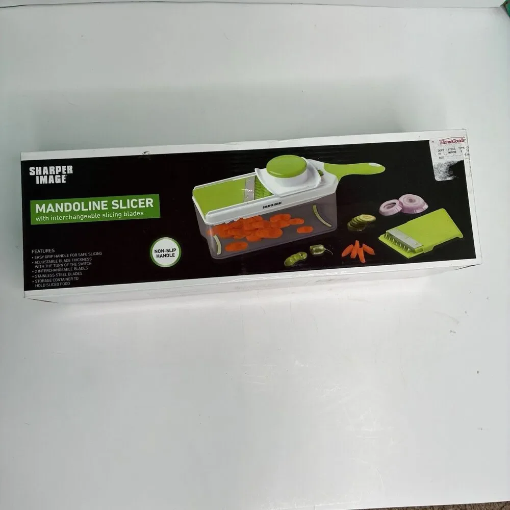 Sharper Image Mandoline Slicer With Interchangeable Slicing Blades Brand New